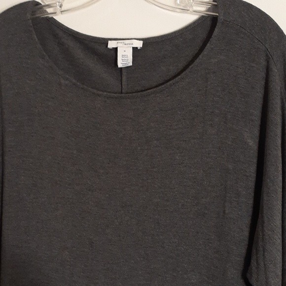 Daily ritual dress gray soft m long sleeve stretch knit Minimalist casual - Picture 4 of 7